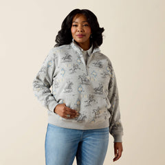 Sapphire 1/2 Zip Sweatshirt - Women
