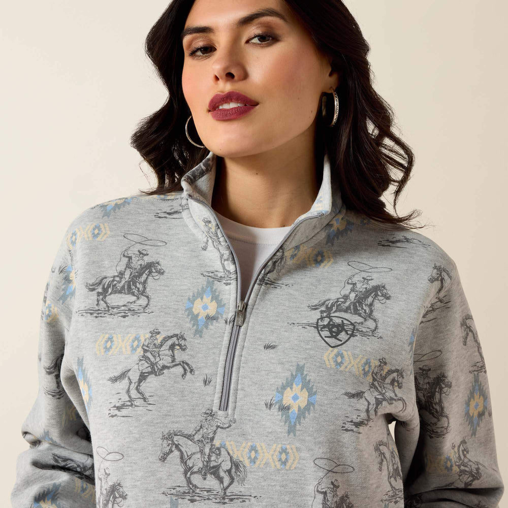 Sapphire 1/2 Zip Sweatshirt - Women