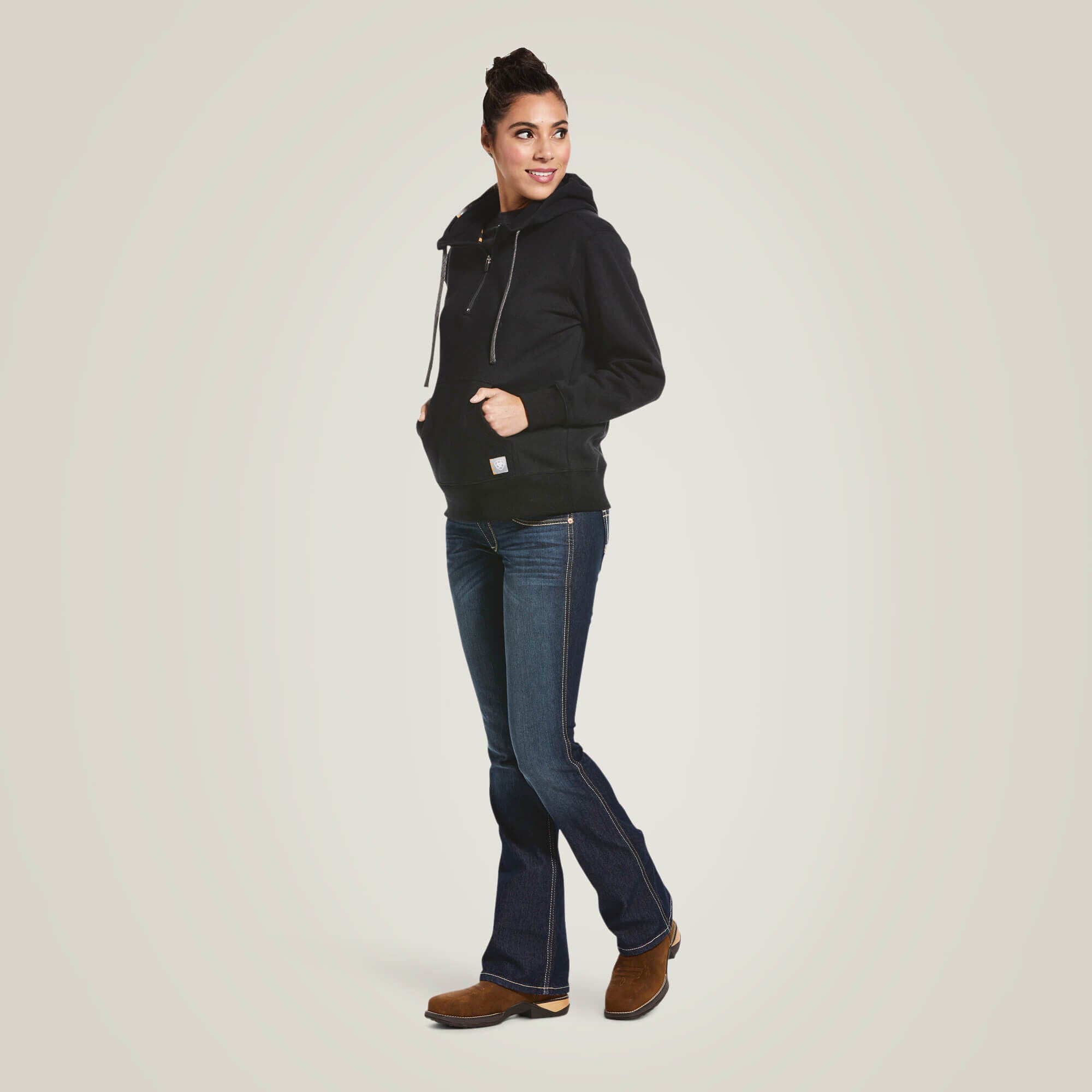 Rebar Skill Set 1/2 Zip Hoodie - Women