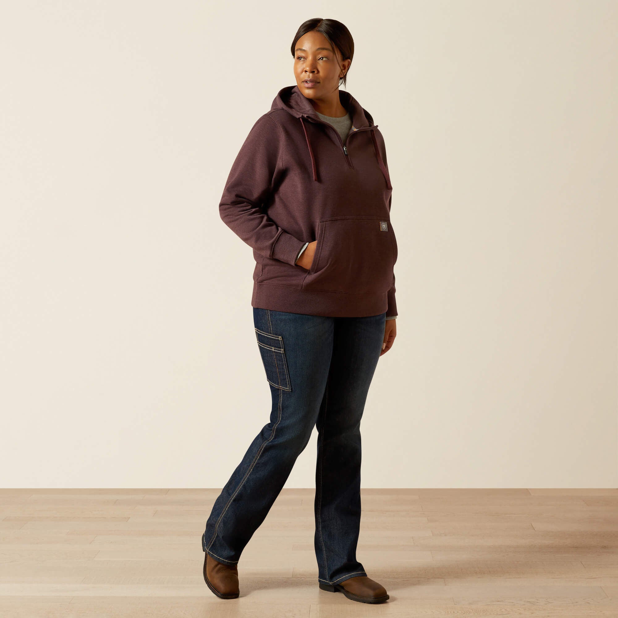 Rebar Skill Set 1/2 Zip Hoodie - Women