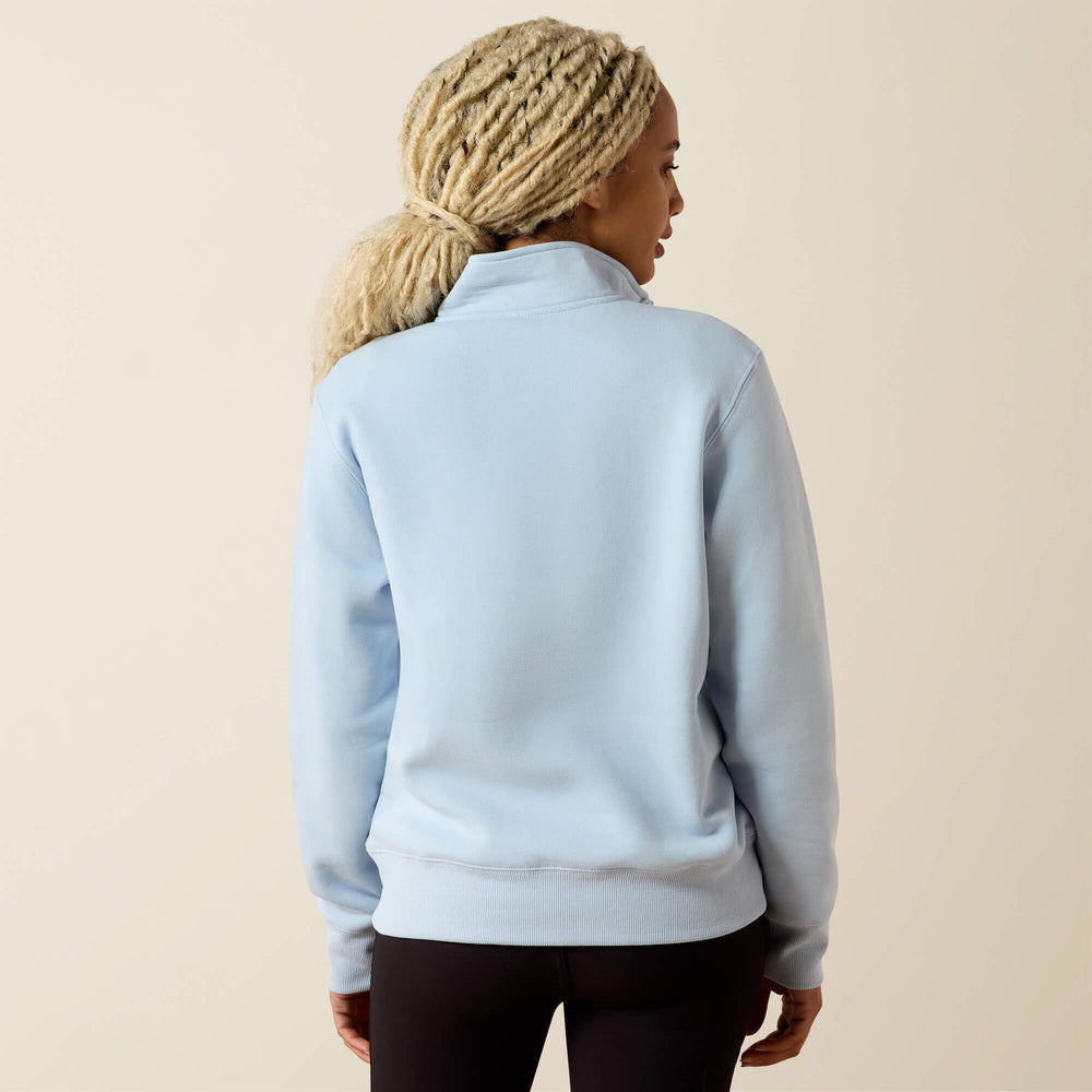 Rebar Lightweight Mock 1/2 Zip Sweatshirt - Women