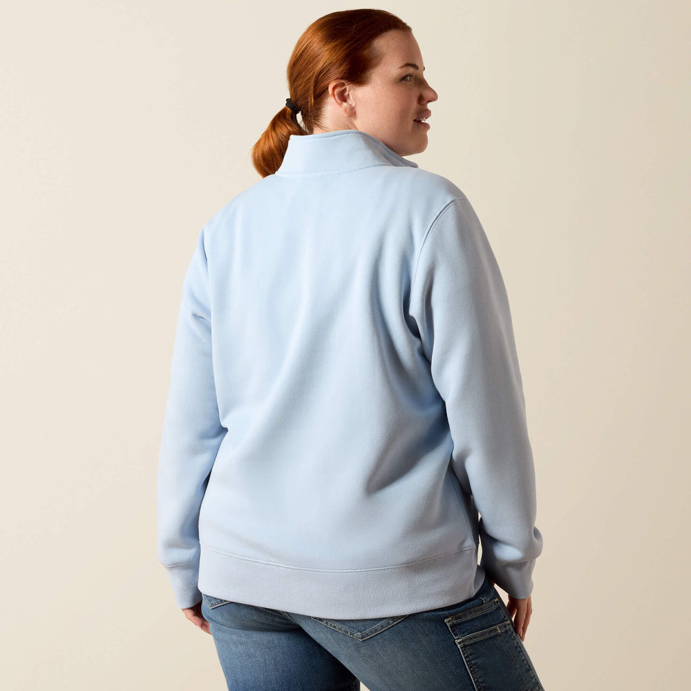 Rebar Lightweight Mock 1/2 Zip Sweatshirt - Women