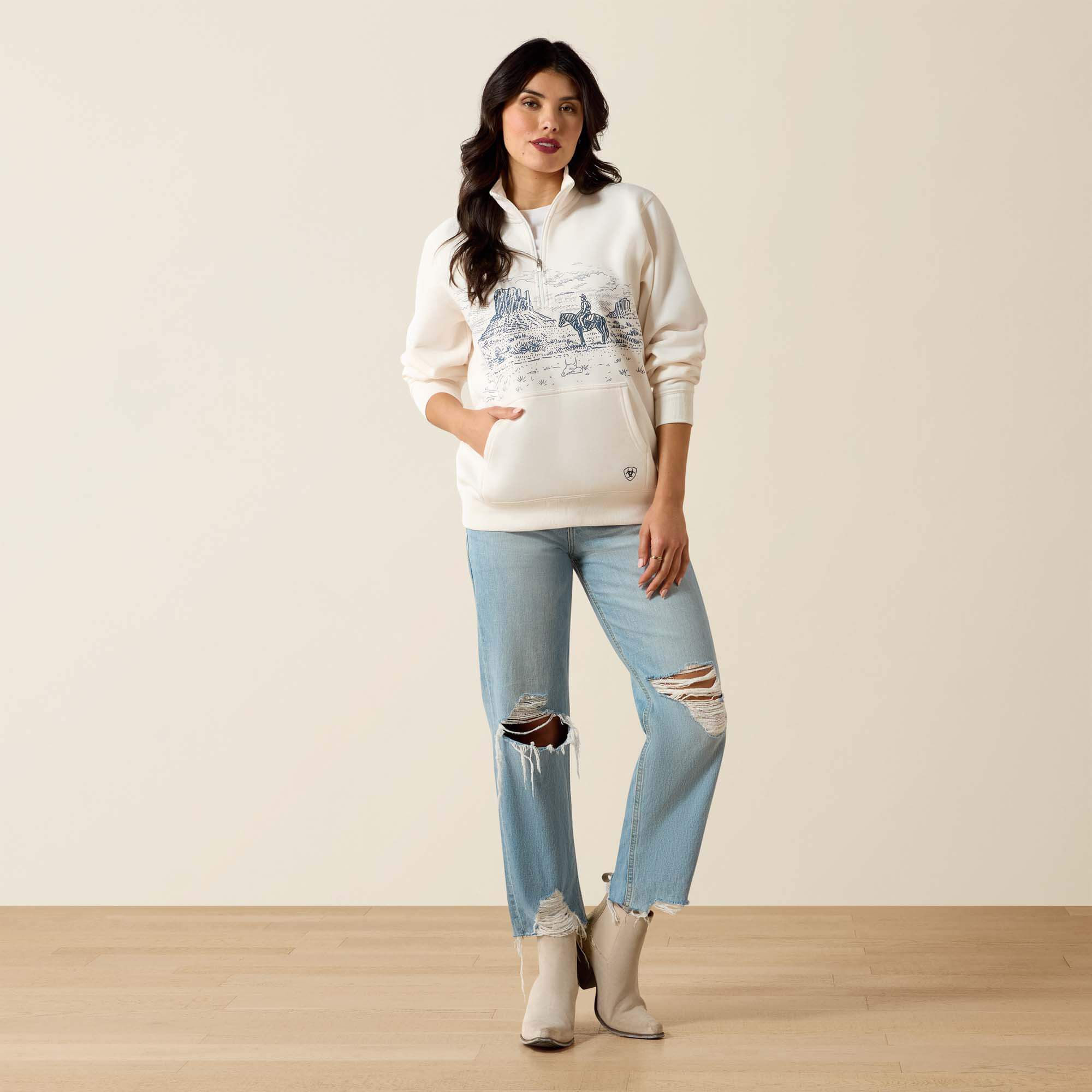 Traveler 1/2 Zip Sweatshirt - Women