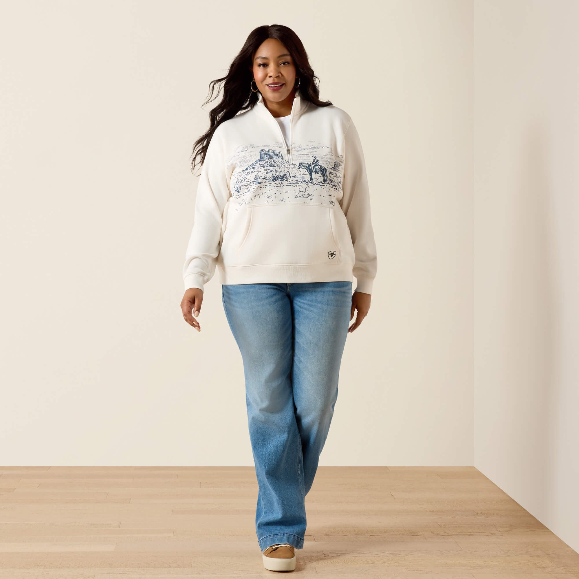 Traveler 1/2 Zip Sweatshirt - Women
