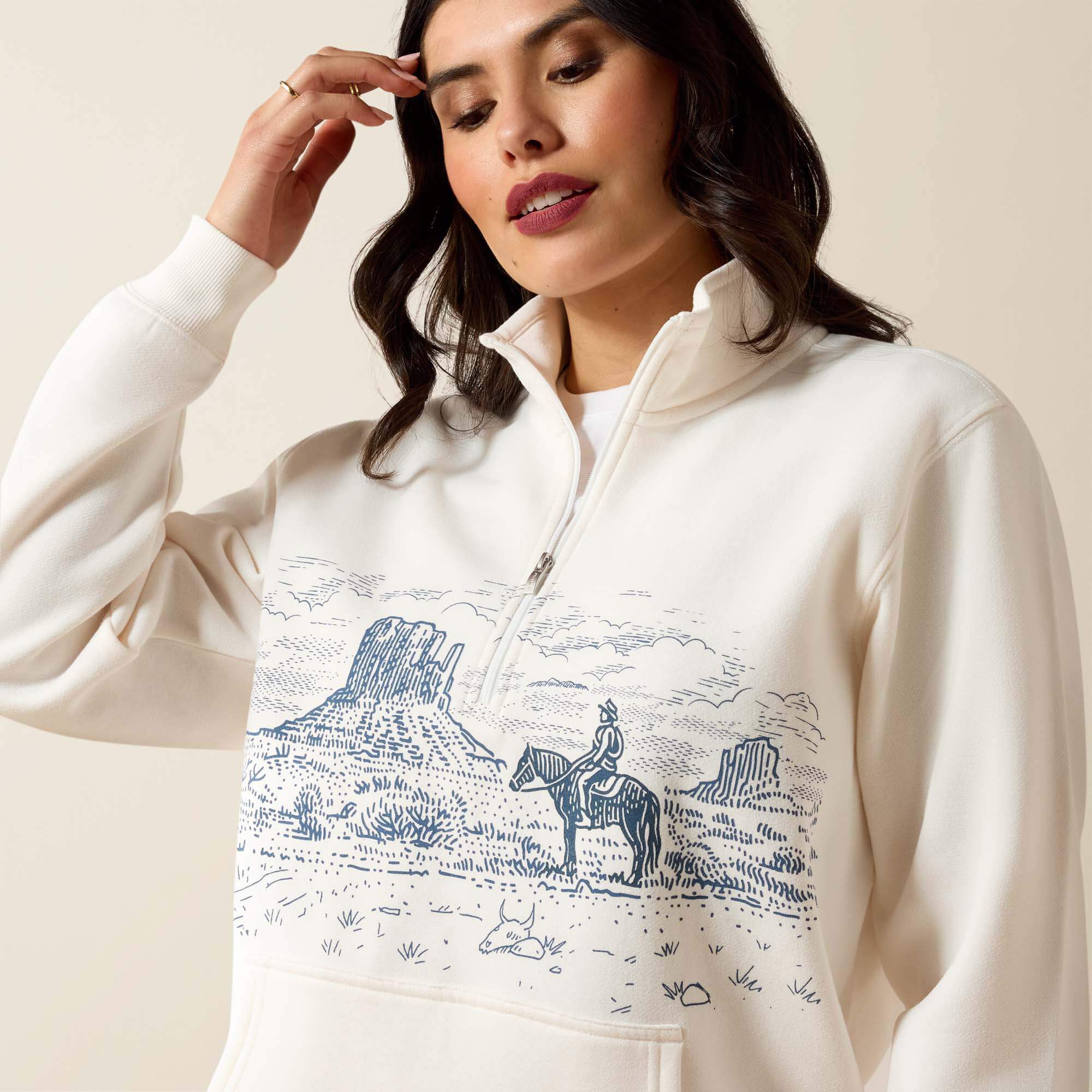 Traveler 1/2 Zip Sweatshirt - Women