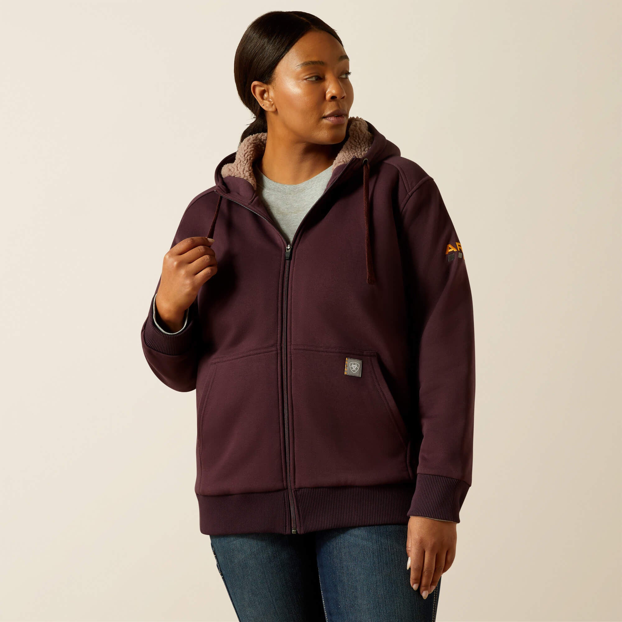 Rebar All-Weather Sherpa Full Zip Hoodie - Women