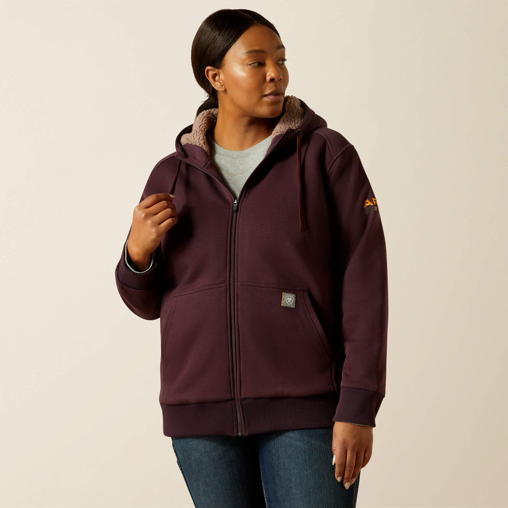 Rebar All-Weather Sherpa Full Zip Hoodie - Women