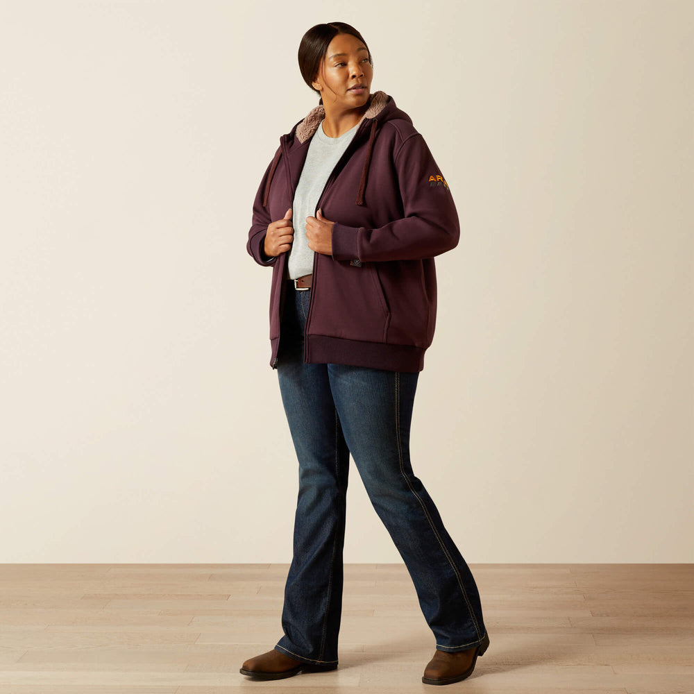 Rebar All-Weather Sherpa Full Zip Hoodie - Women