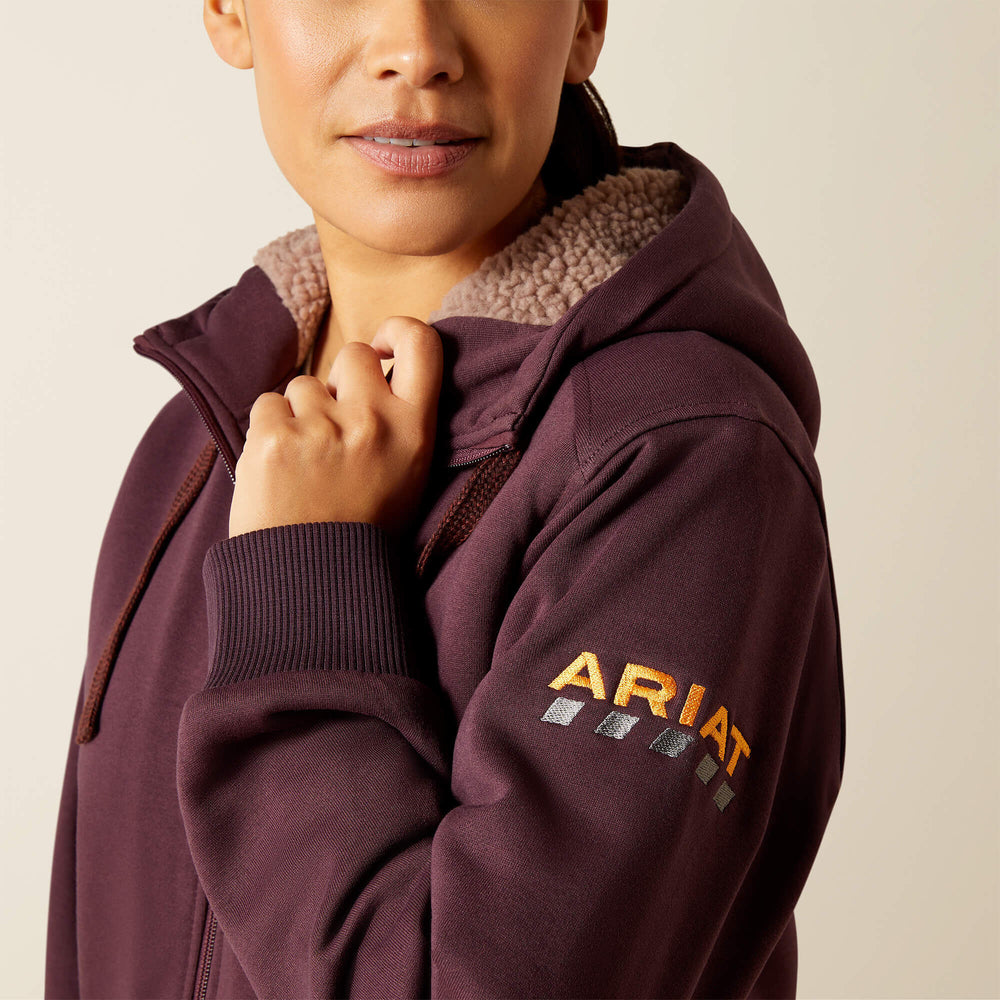 Rebar All-Weather Sherpa Full Zip Hoodie - Women