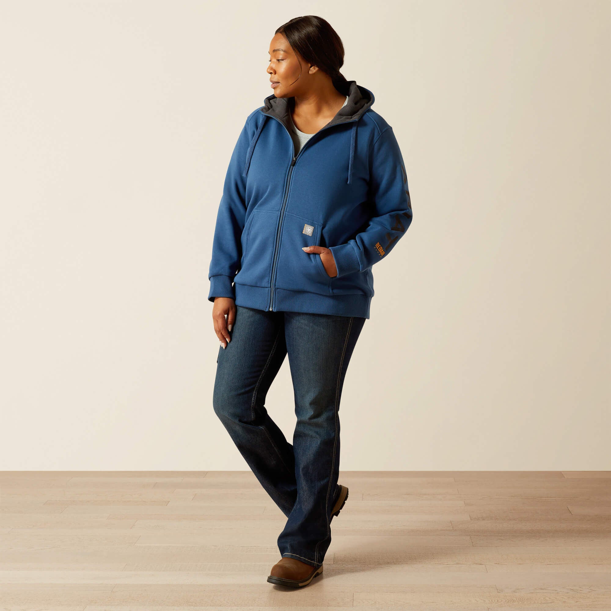Rebar All-Weather Full Zip Hoodie - Women