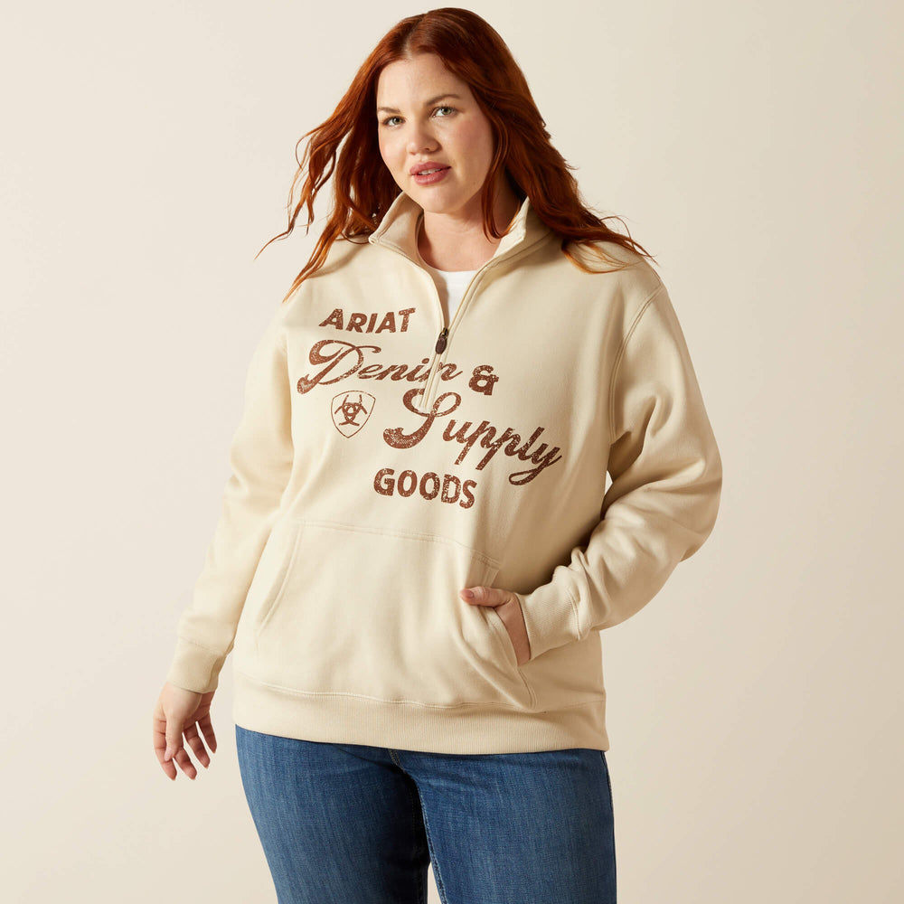 Denim and Supply 1/2 Zip Sweatshirt - Women
