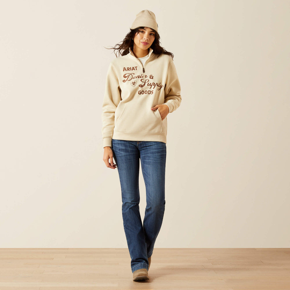 Denim and Supply 1/2 Zip Sweatshirt - Women