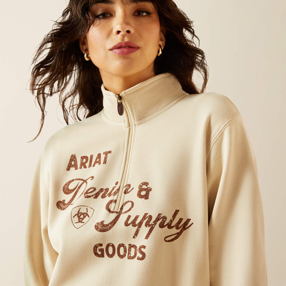Denim and Supply 1/2 Zip Sweatshirt - Women