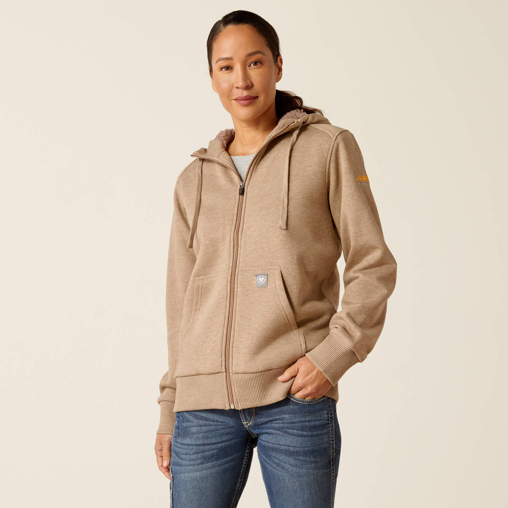 Rebar All-Weather Sherpa Full Zip Hoodie - Women