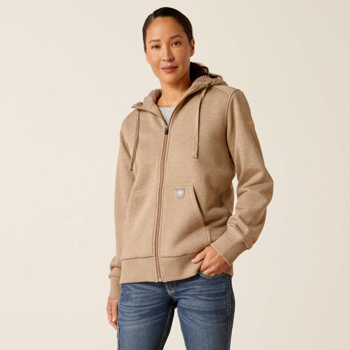 Rebar All-Weather Sherpa Full Zip Hoodie - Women