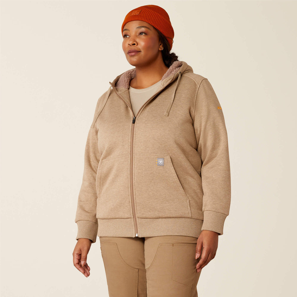 Rebar All-Weather Sherpa Full Zip Hoodie - Women