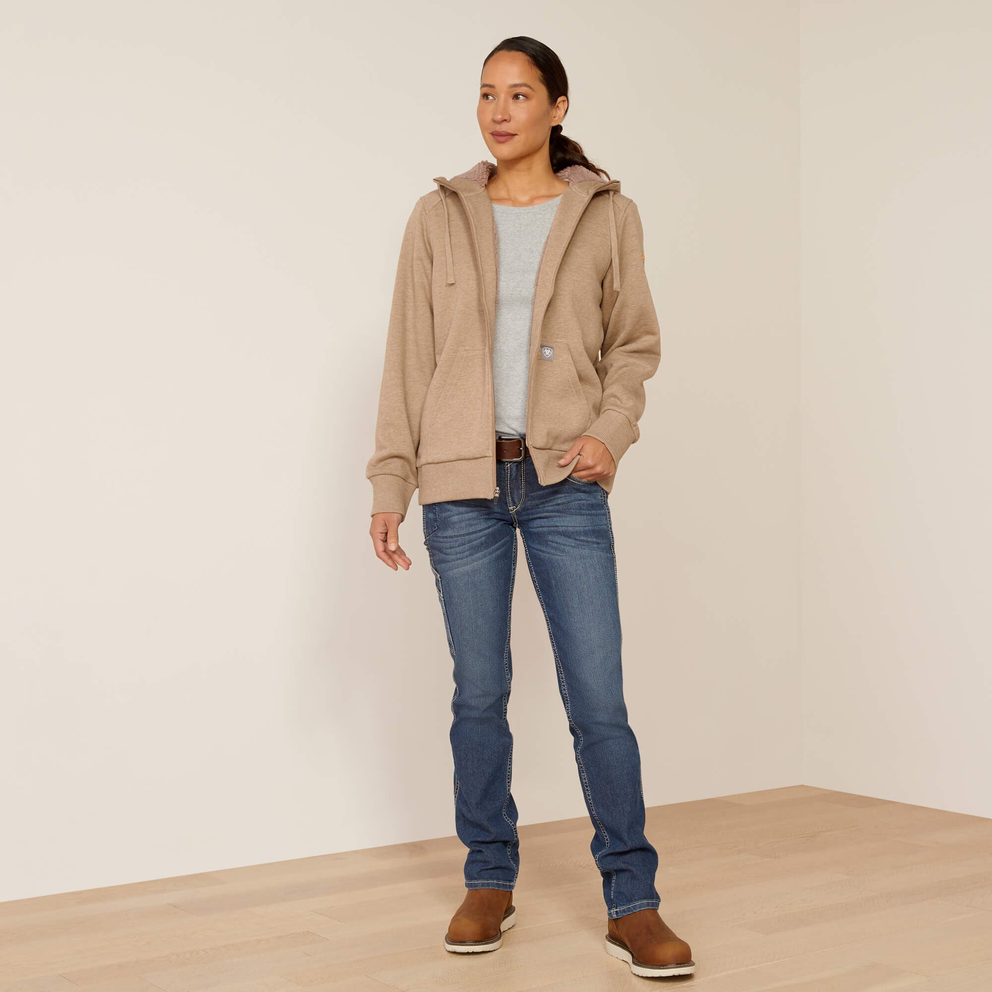 Rebar All-Weather Sherpa Full Zip Hoodie - Women