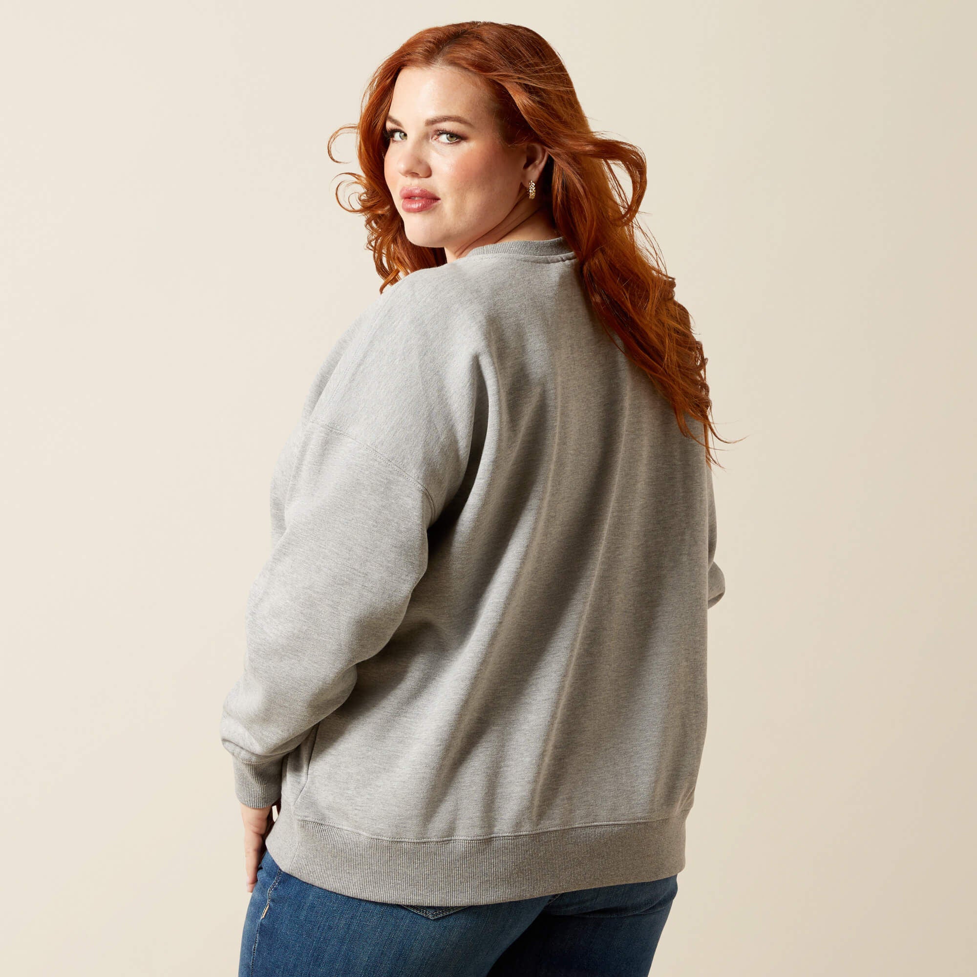 Scorpion Script Oversized Sweatshirt - Women