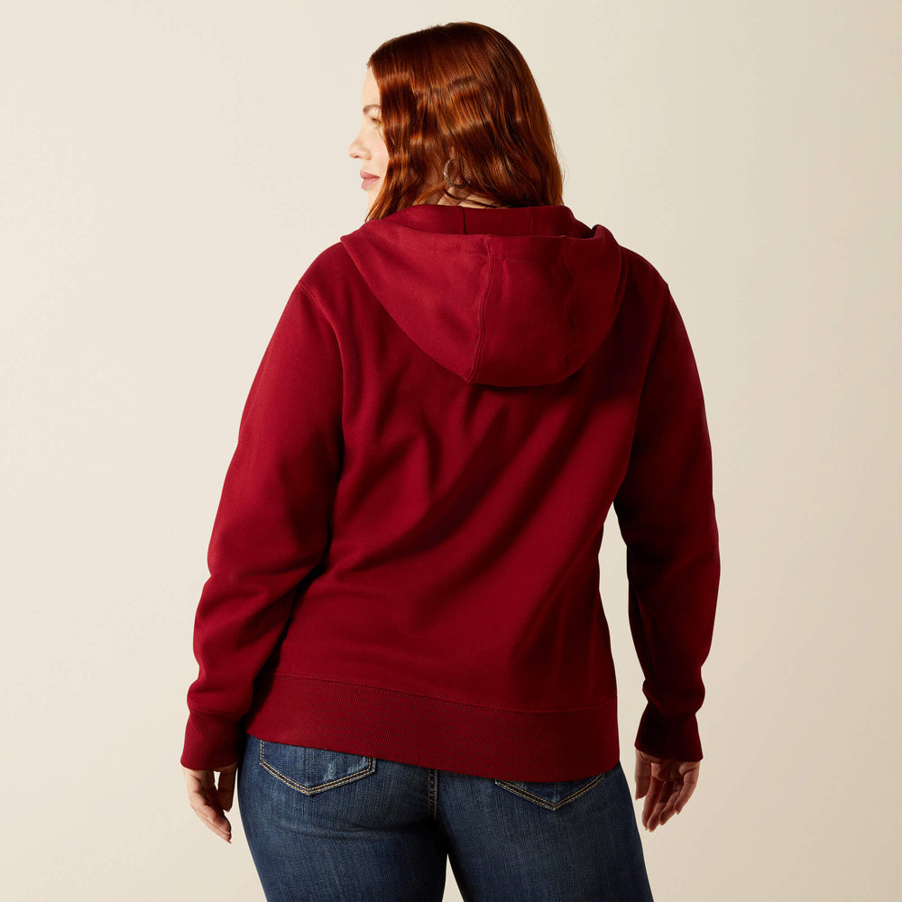 Stitched Full Zip Hoodie - Women