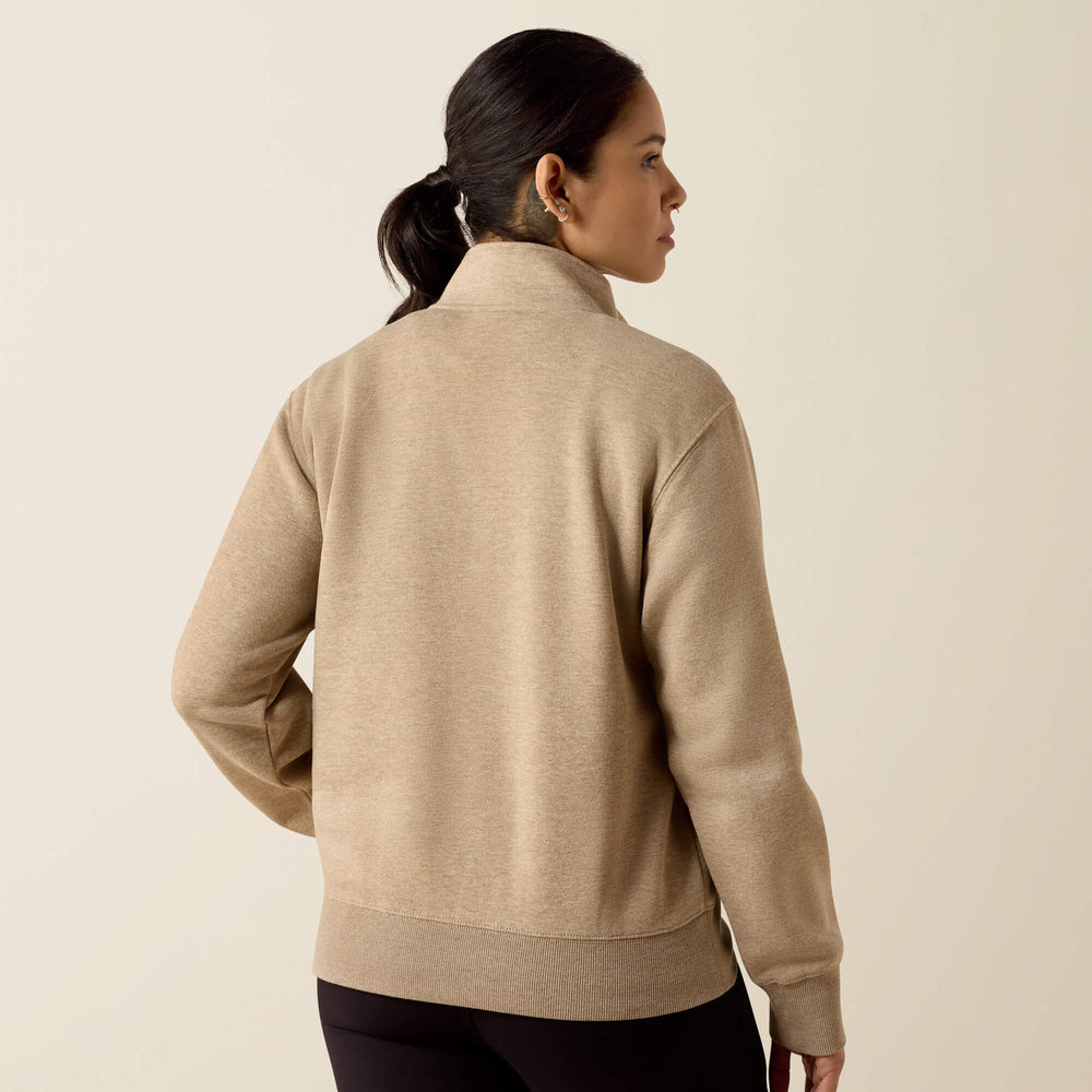 Rebar Lightweight Mock 1/2 Zip Sweatshirt - Women