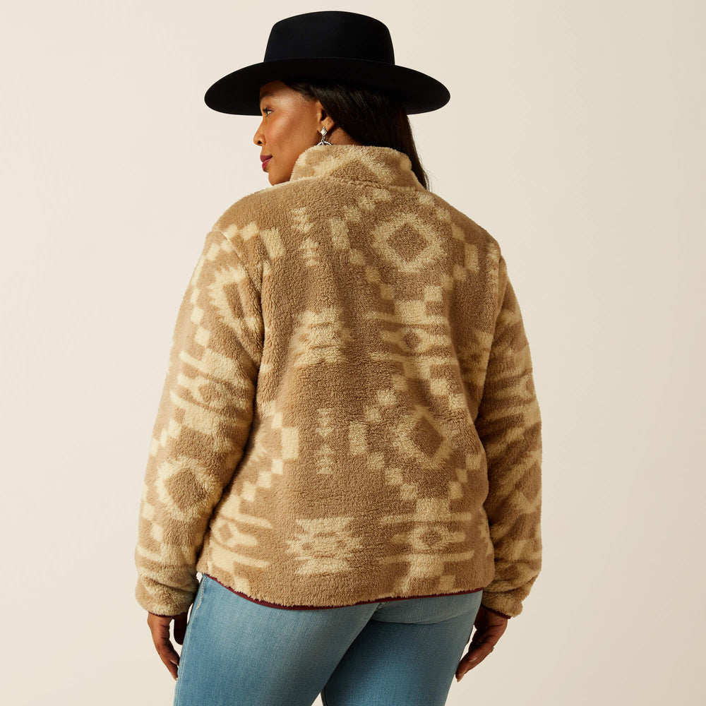 Berber Snap Front Sweatshirt - Women|Trends