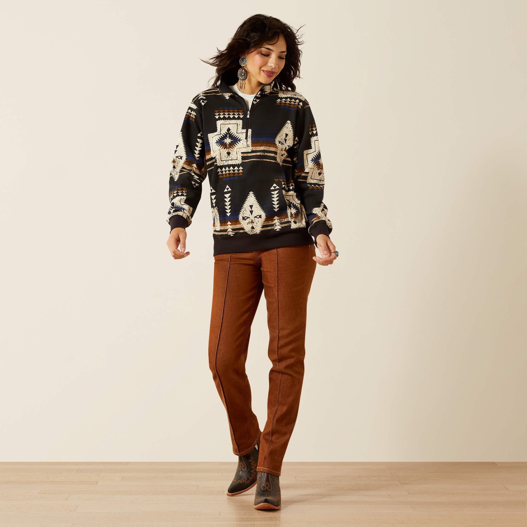 Sienna 1/2 Zip Sweatshirt - Women