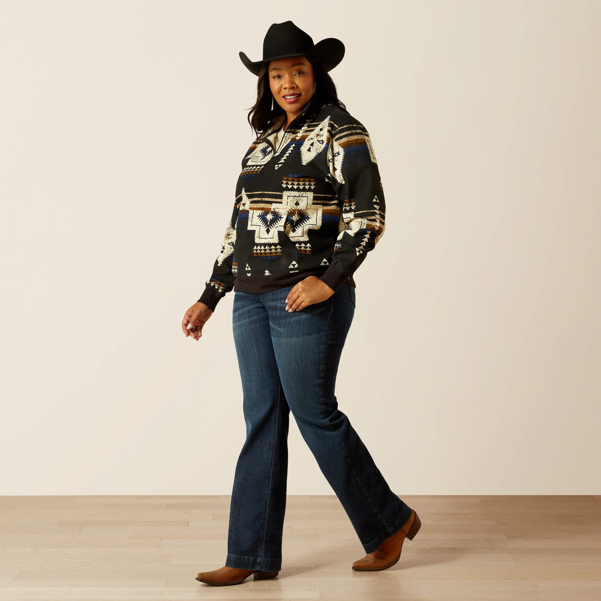 Sienna 1/2 Zip Sweatshirt - Women