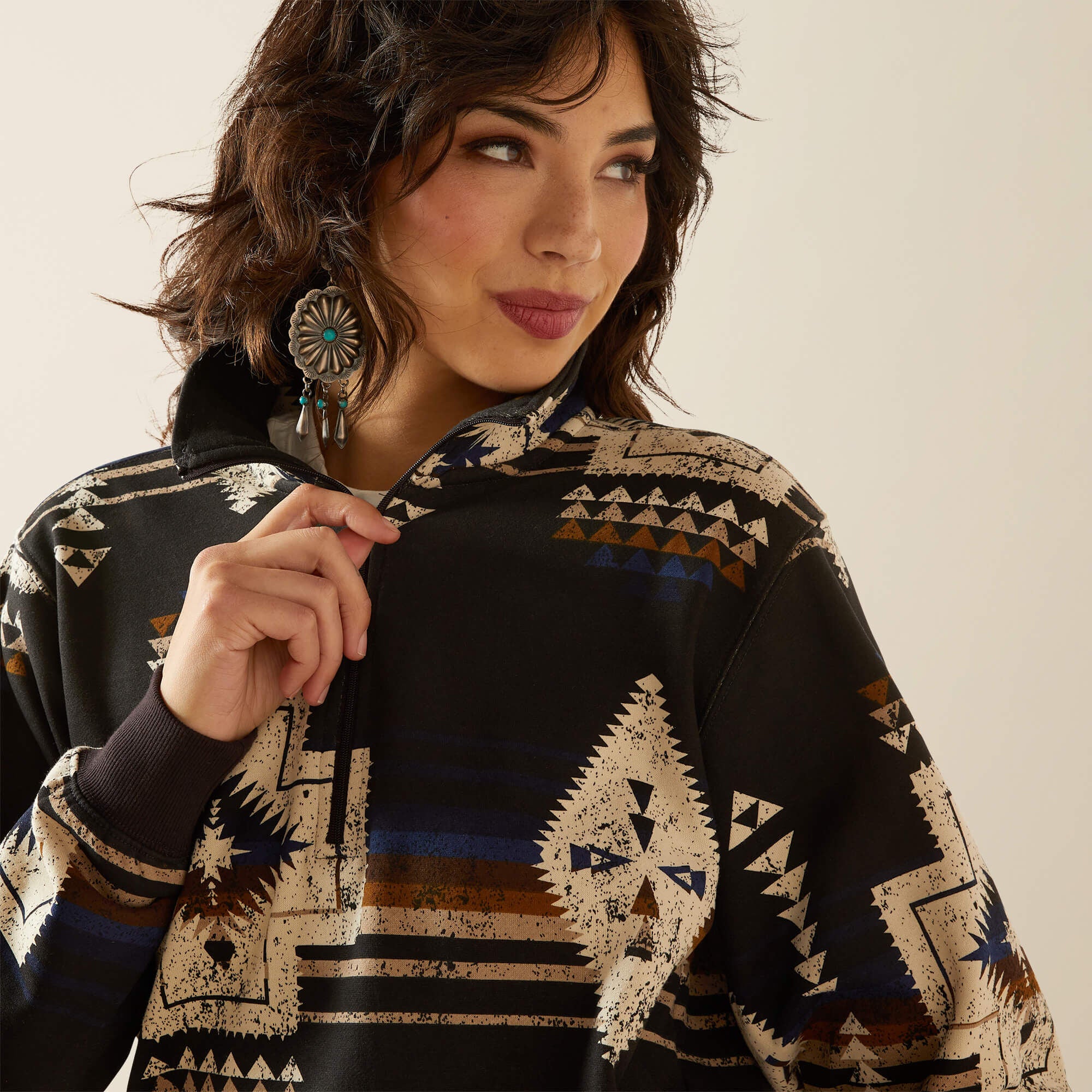 Sienna 1/2 Zip Sweatshirt - Women