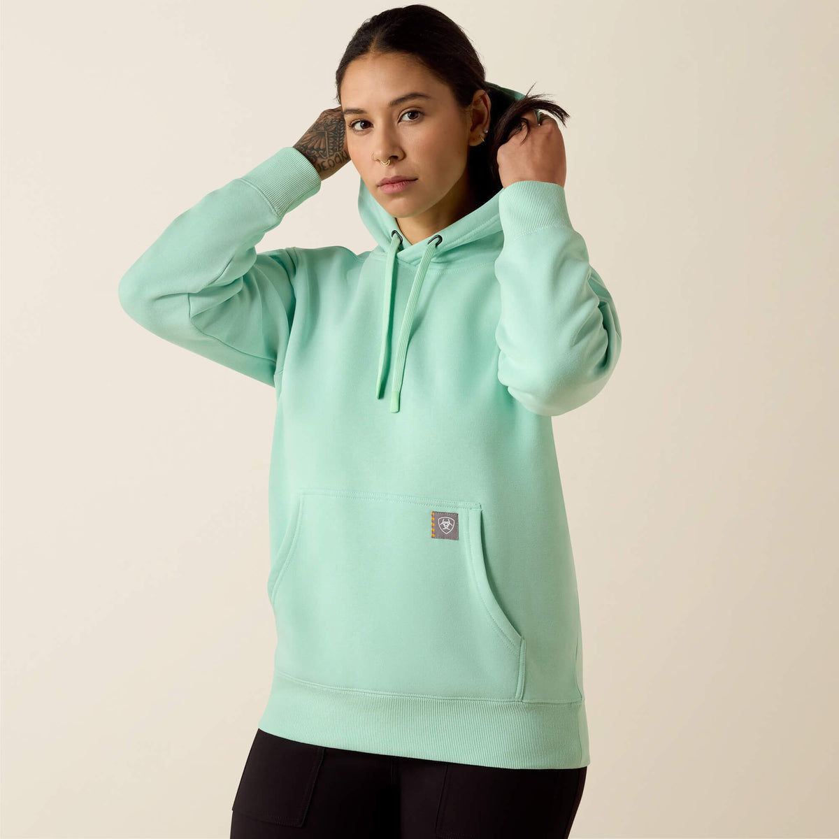 Rebar Lightweight Graphic Hoodie - Women