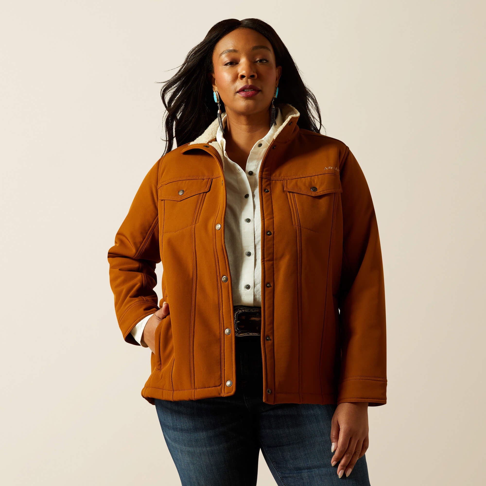 Berber Back Softshell Jacket - Women|Trends