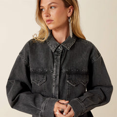 Lux Oversized Denim Jacket - Women|Trends
