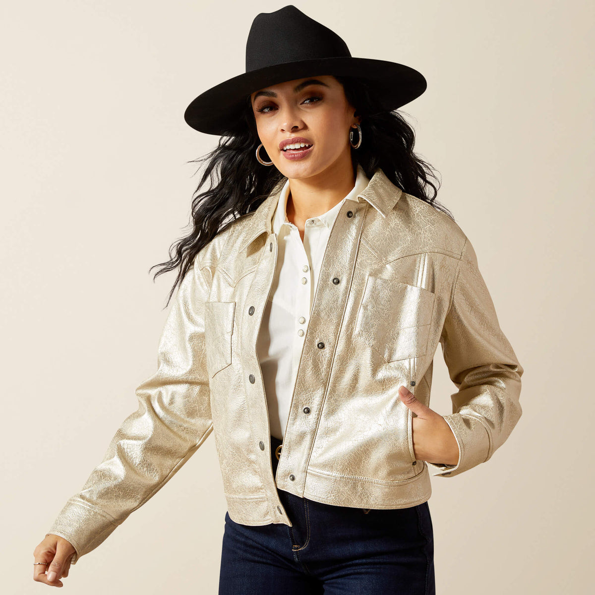 Cropped Jacket - Women