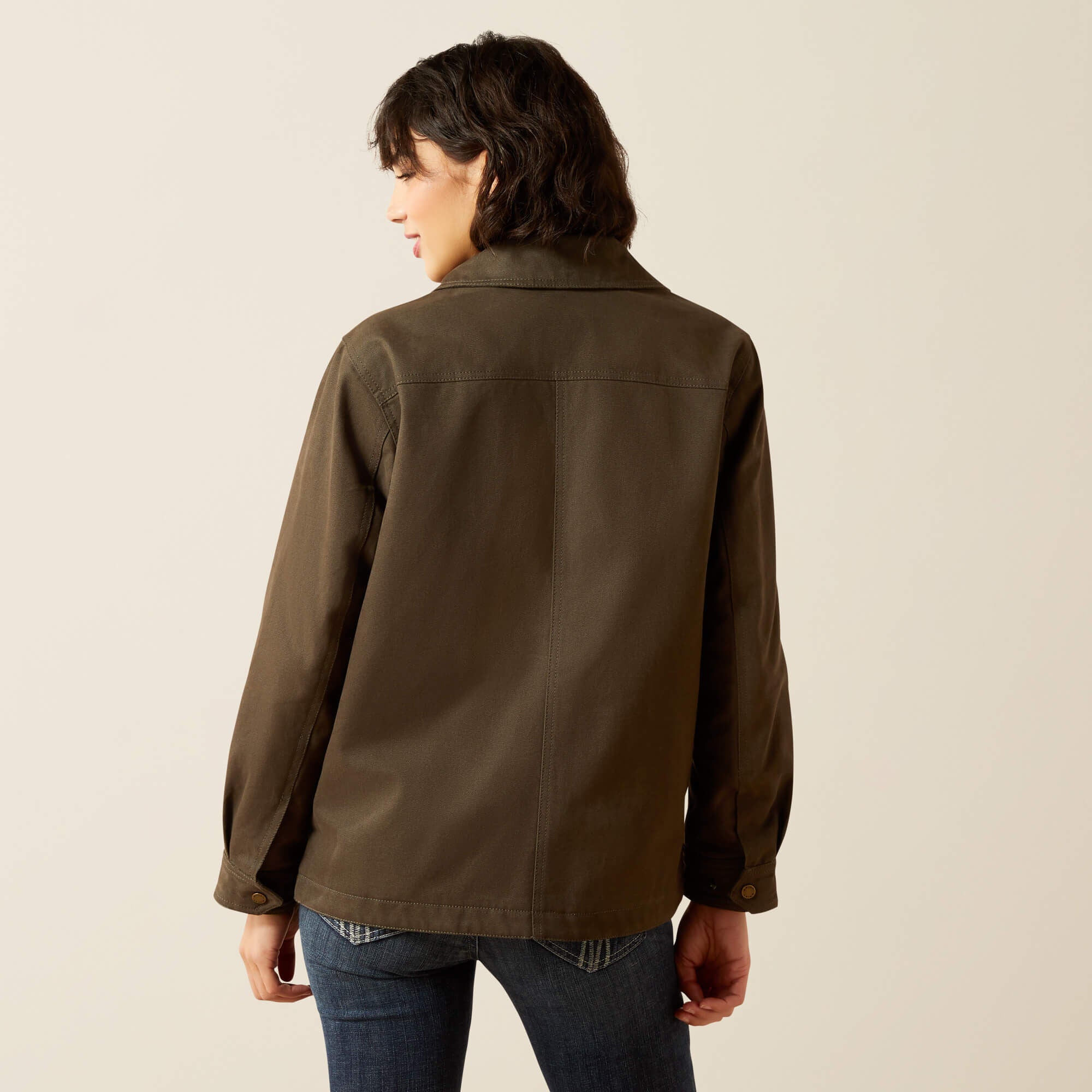 Western Canvas Chore Jacket - Women
