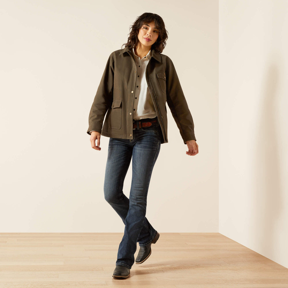 Western Canvas Chore Jacket - Women