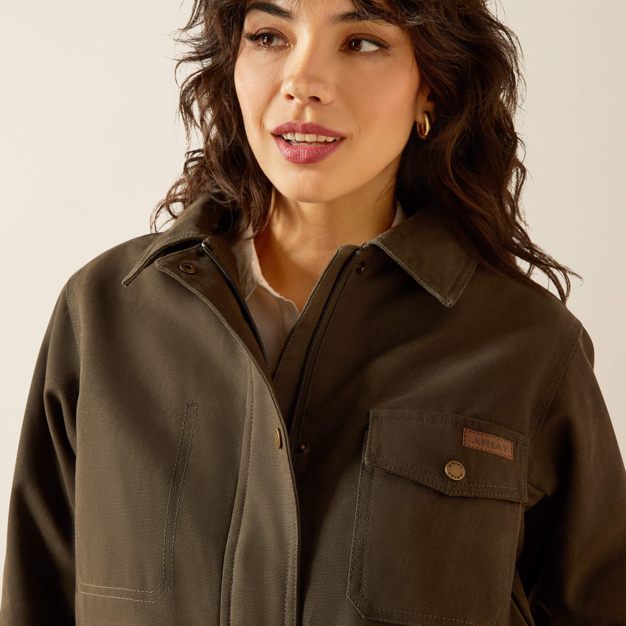 Western Canvas Chore Jacket - Women