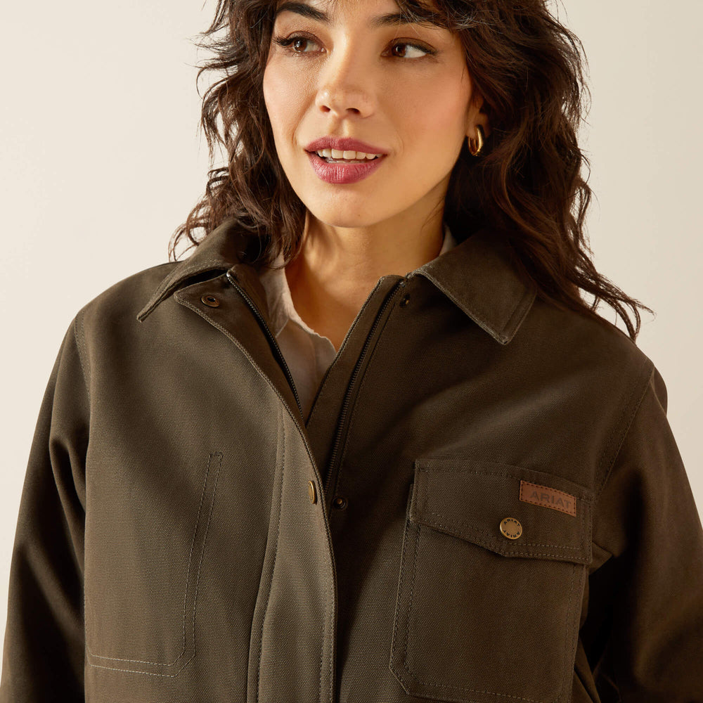 Western Canvas Chore Jacket - Women