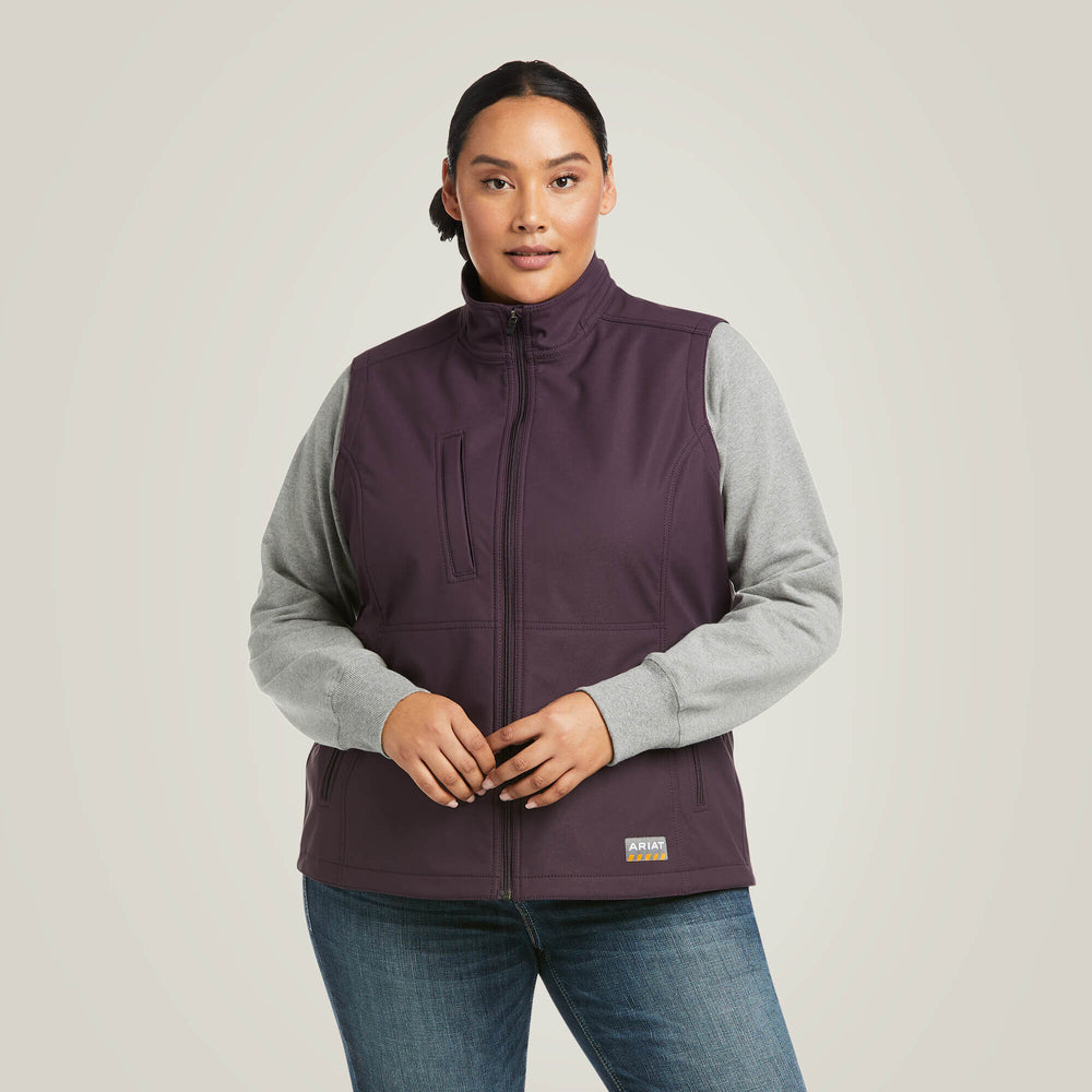 Rebar Stretch Canvas Softshell Vest - Women