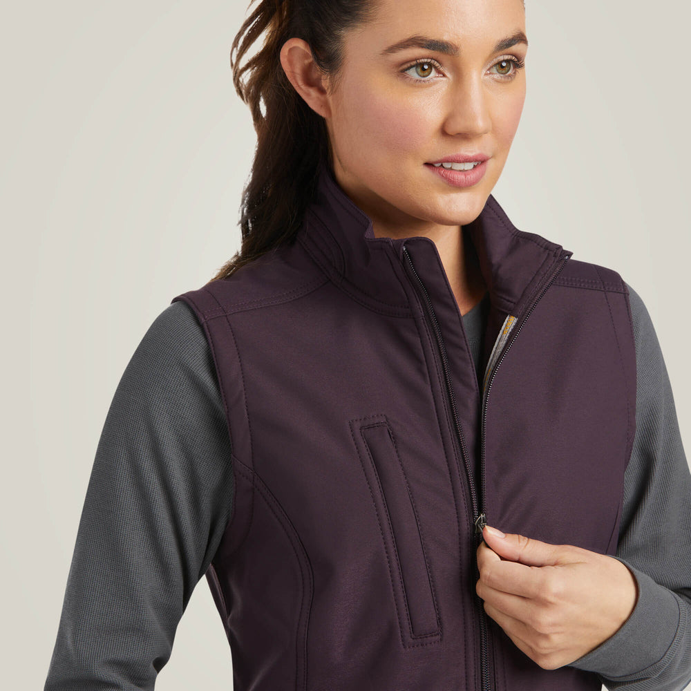 Rebar Stretch Canvas Softshell Vest - Women