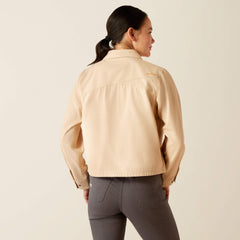 Rebar Cropped Woven Shirt Jacket - Women