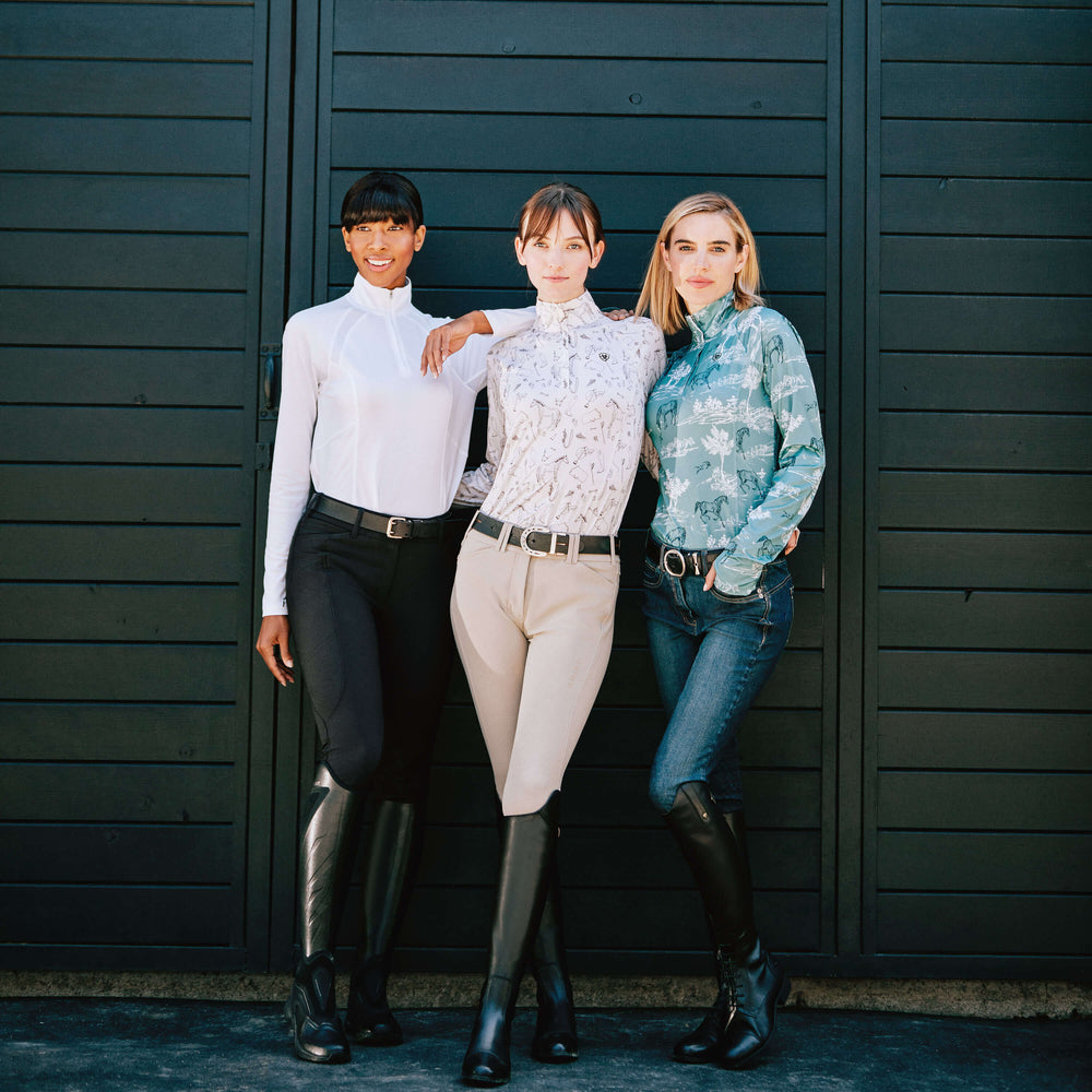 Halo Denim Knee Patch Breech - Women|Trends