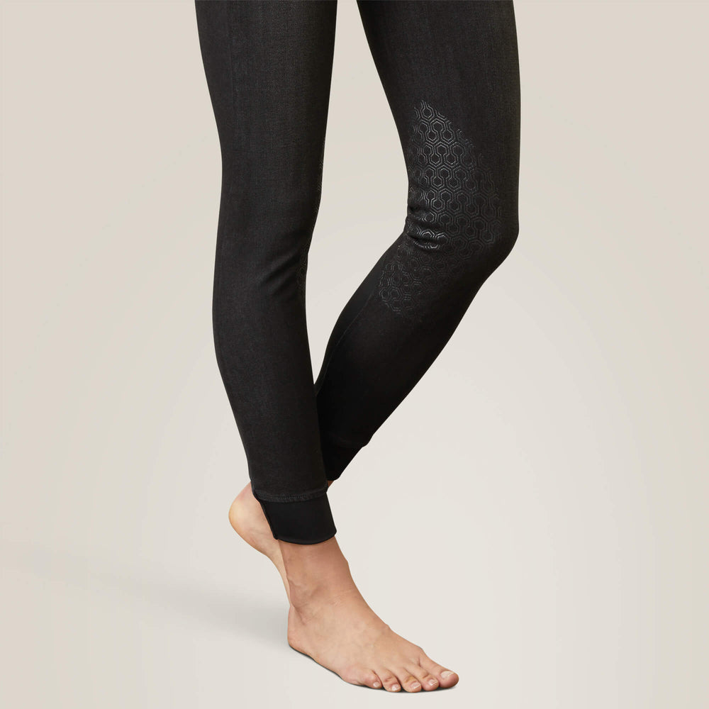 Halo B Denim Knee Patch Breech - Women