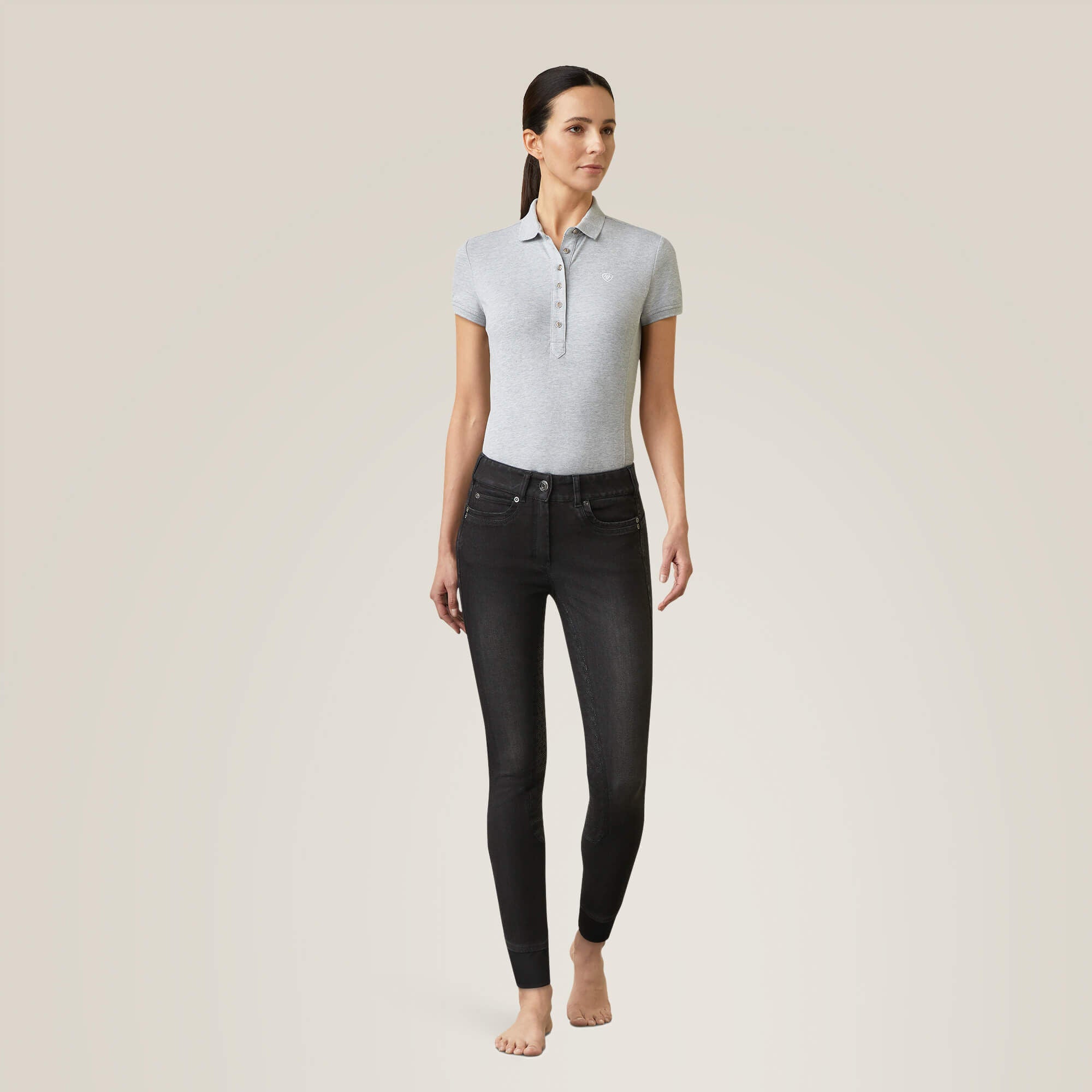 Halo B Denim Full Seat Breech - Women|Trends