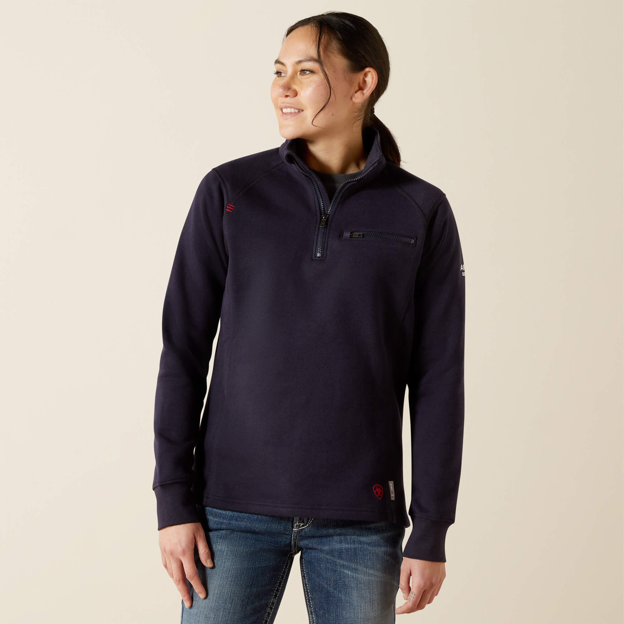 FR Rev 1/4 Zip Top - Women