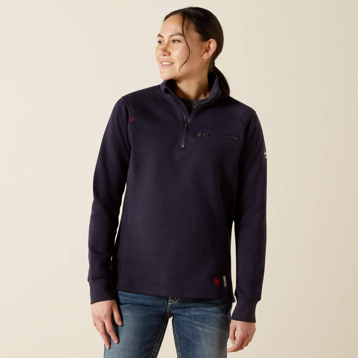 FR Rev 1/4 Zip Top - Women