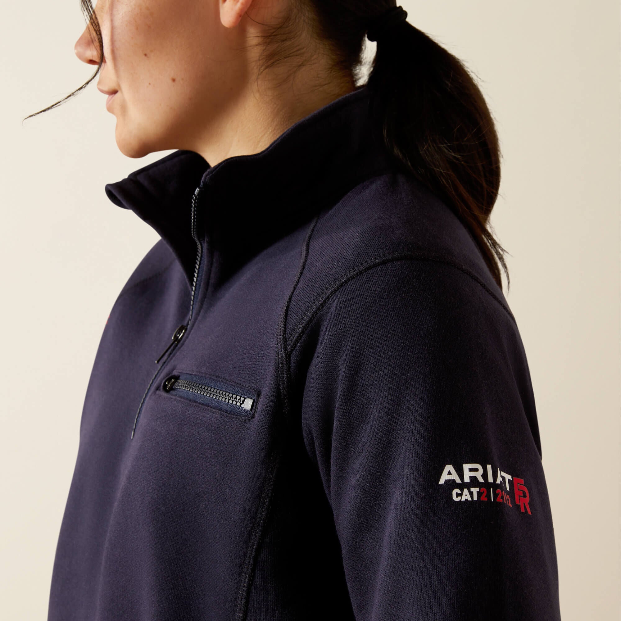 FR Rev 1/4 Zip Top - Women