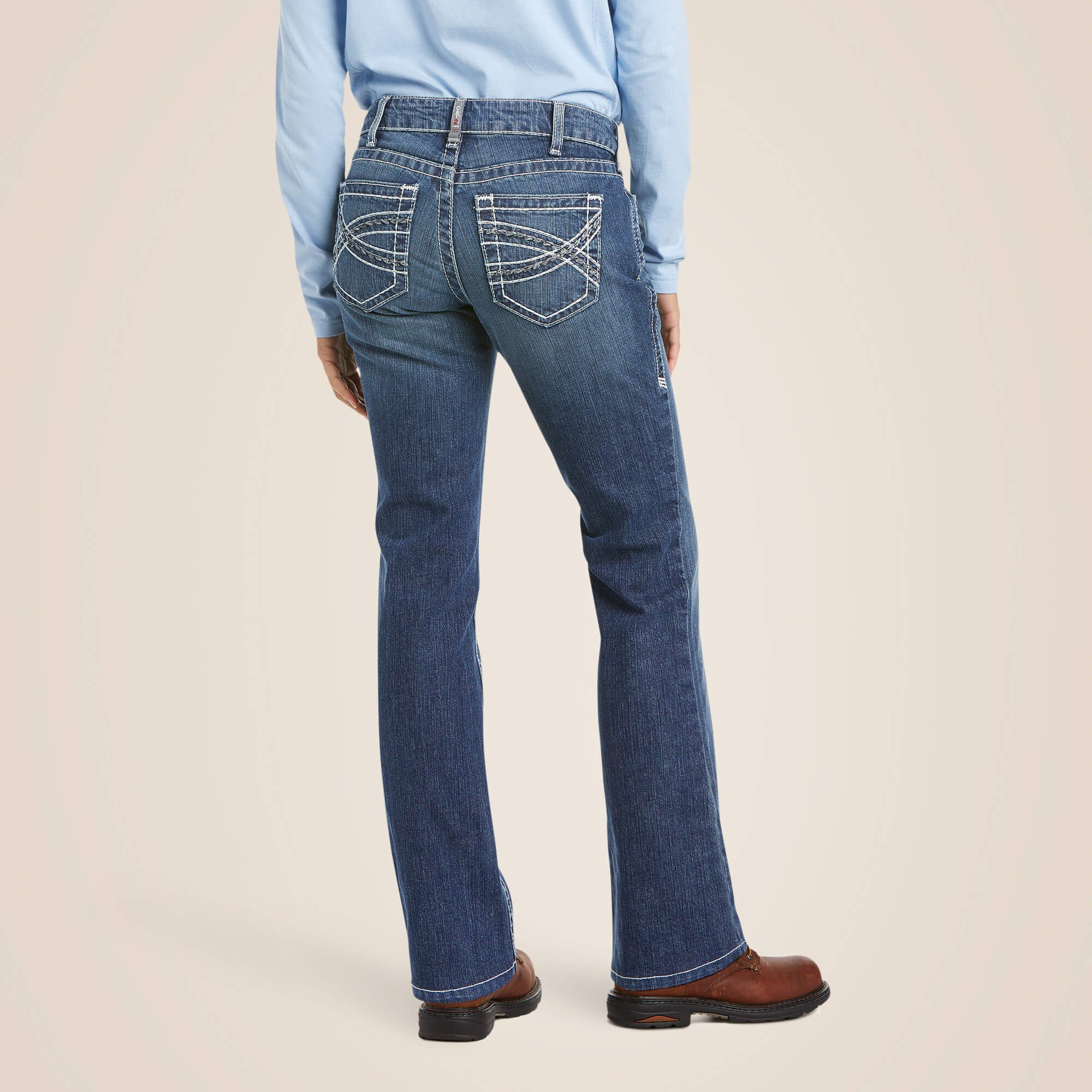 FR DuraStretch Entwined Boot Cut Jean - Women