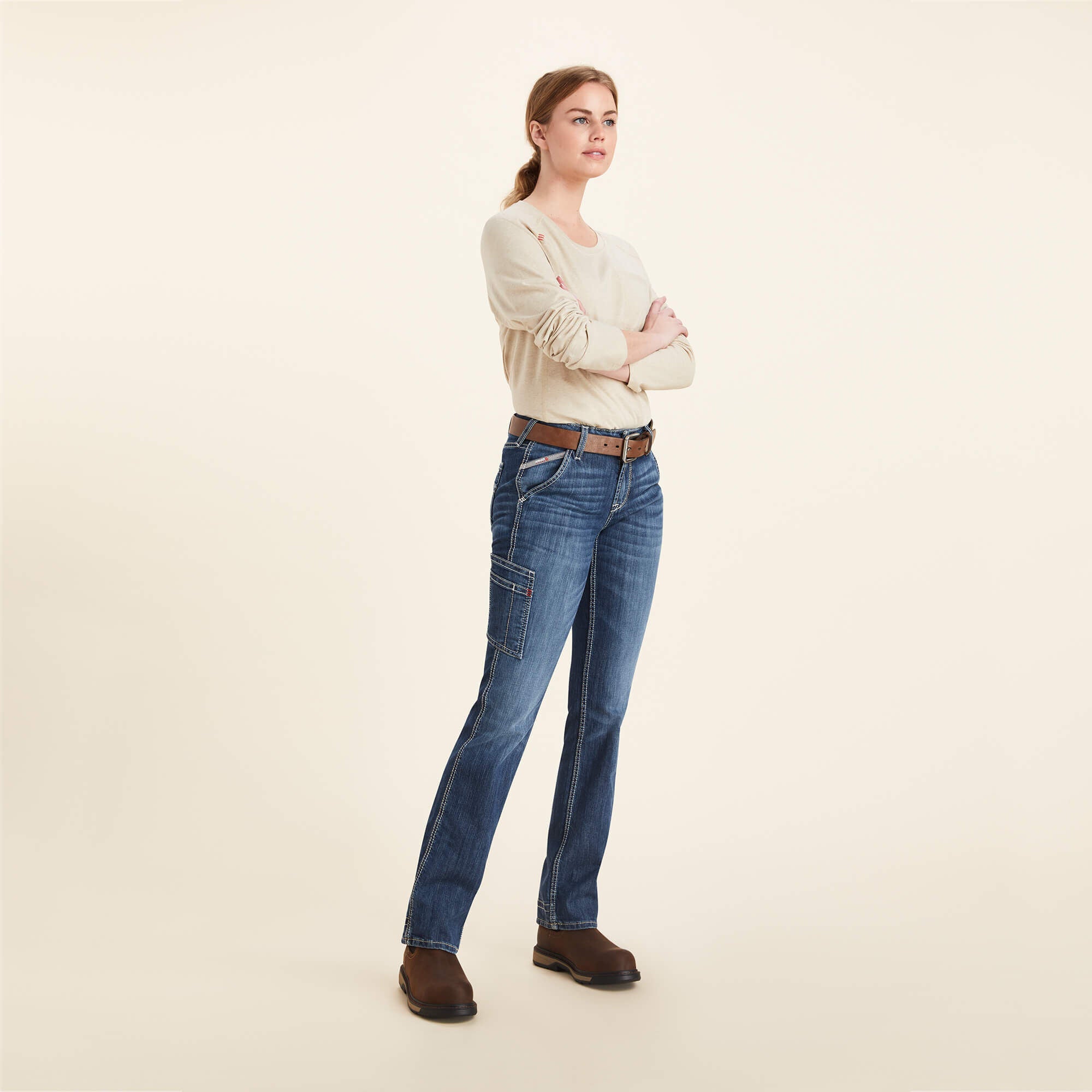 FR Perfect Rise DuraLight Stretch Cell Phone Pocket Straight Jean - Women