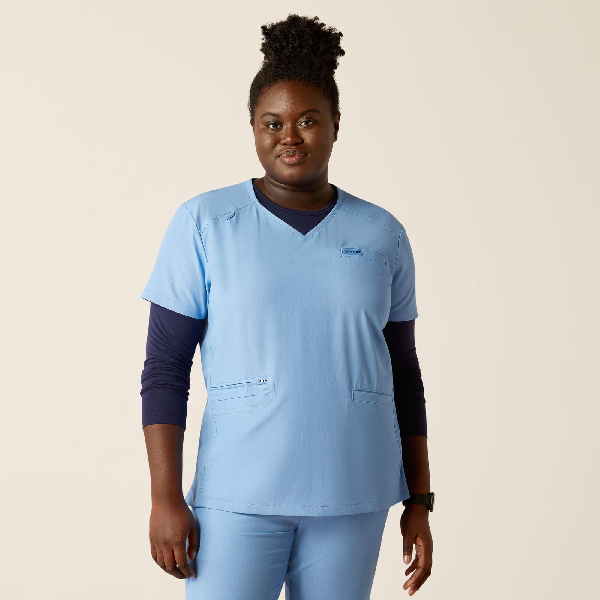 Clara 6 Pocket Scrub Top - Women