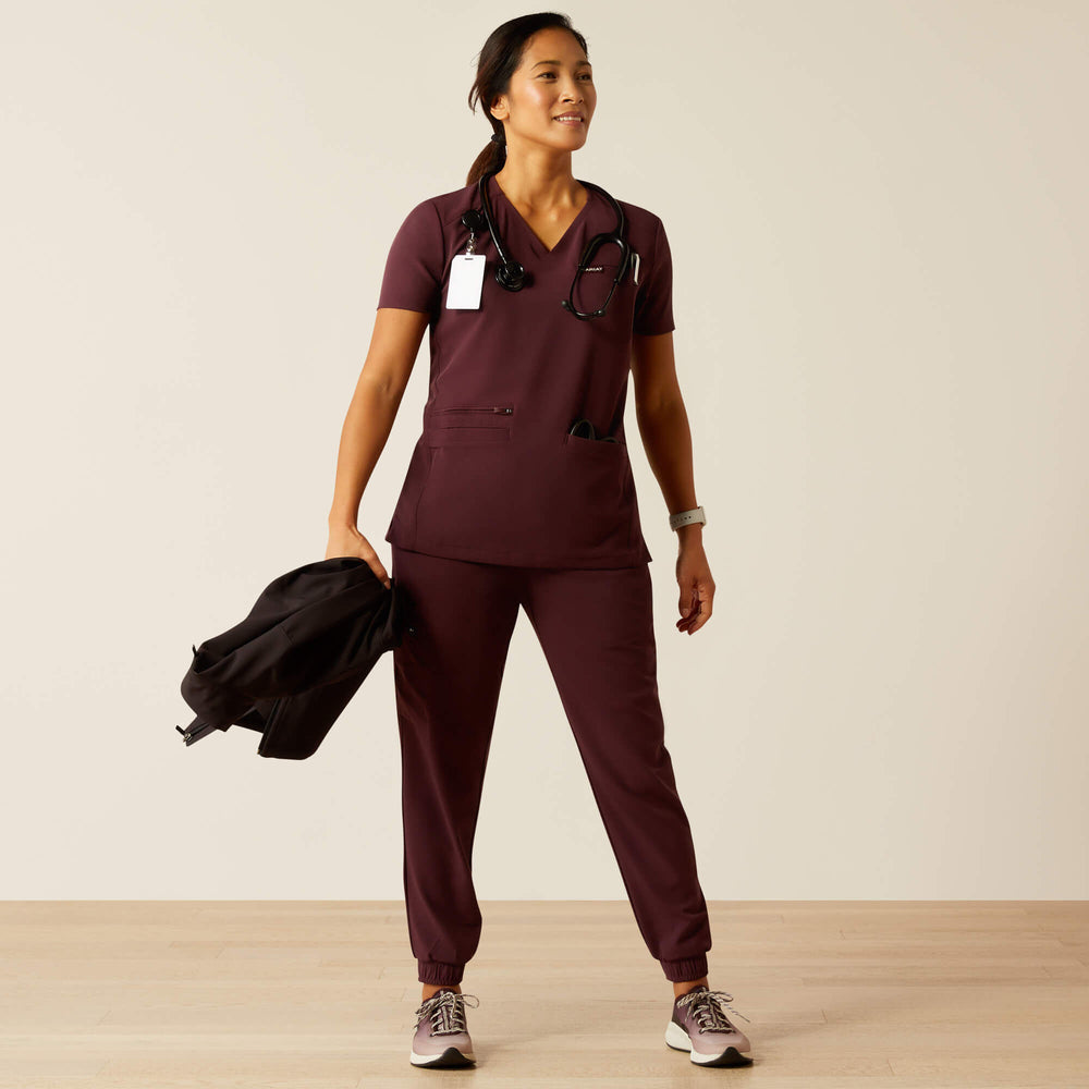 Clara 6 Pocket Scrub Top - Women