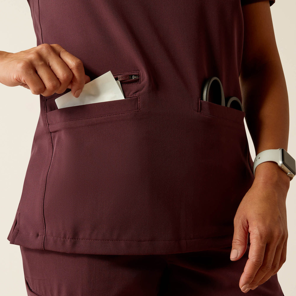 Clara 6 Pocket Scrub Top - Women